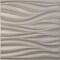 Ekena Millwork 19 5/8in. W x 19 5/8in. H Ripple EnduraWall Decorative 3D Wall Panel Covers 2.67 Sq. Ft. WP20X20RPBAL - alternate 1